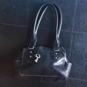Fossil leather shoulder bag